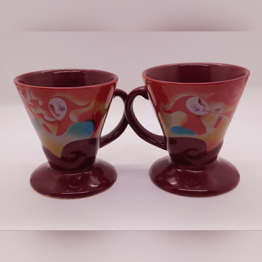 Linda Frichtel Set of 2 Espresso Cups